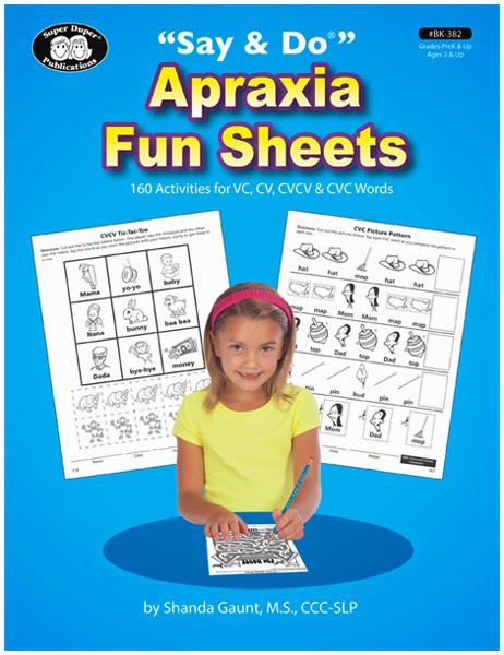 apraxia fun sheets